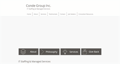 Desktop Screenshot of condegroup.com